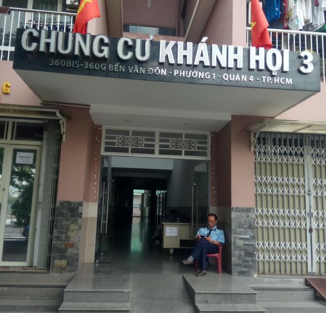 Cần cho thuê gấp căn hộ chung cư Khánh Hội 3, quận 4, diện tích 81m2, 2 phòng ngủ
