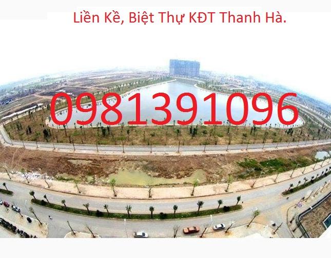 Đại lý, chuyên bán lô liền kề, biệt thự khu ĐT Thanh Hà Cienco 5, Hà Nội, đủ các loại diện tích