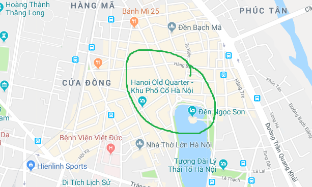 Cho thuê nhà mặt phố Lương Văn Can, Hoàn Kiếm, 90 triệu/tháng