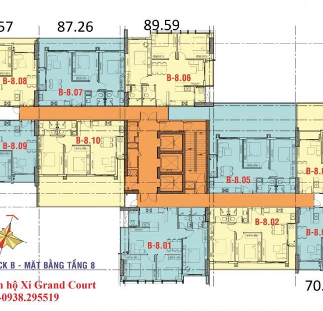 0938295519 Ms Mây Xi Grand Court cho thuê CH đủ loại, giá từ 13 triệu/ căn nhận nhà đón tết 2019
