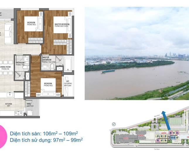 Dự án One Verandah Mapletree, bán Shophouse, 1PN, 2PN, 3PN, Duplex, view sông. 0901464307