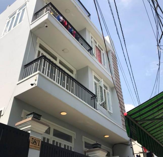 Bán nhà mới hẻm 6m đường Tân Thành, Q. Tân Phú, DT: 12.6x18.5m, 2 lầu
