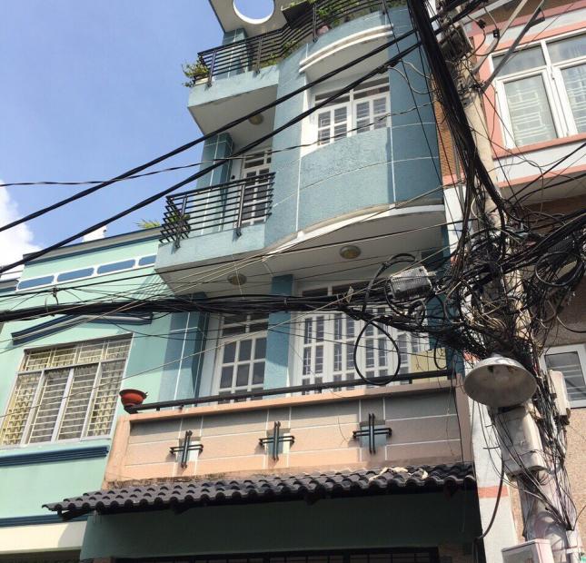 Bán gấp nhà đường Trần Văn Ơn, 4x11m, 3 lầu, hẻm 6m thông ngay chợ