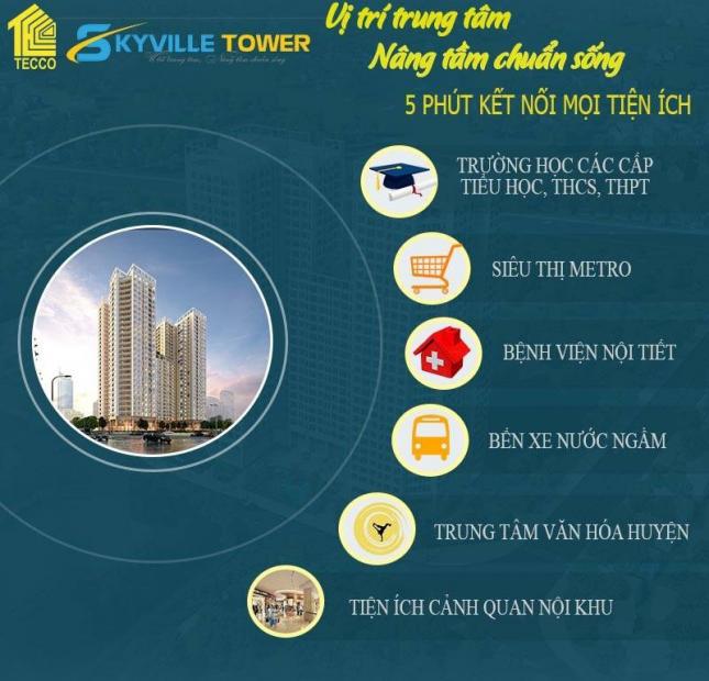 Chào đón năm mới 2019, quà tặng hấp dẫn khi mua chung cư Tecco Skyville Thanh Trì