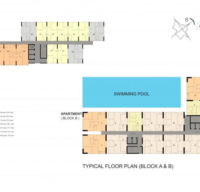 Chính chủ bán căn hộ A-8-12 Centana Thủ Thiêm, 61m2, giá 2,32 tỷ, có VAT view hồ bơi