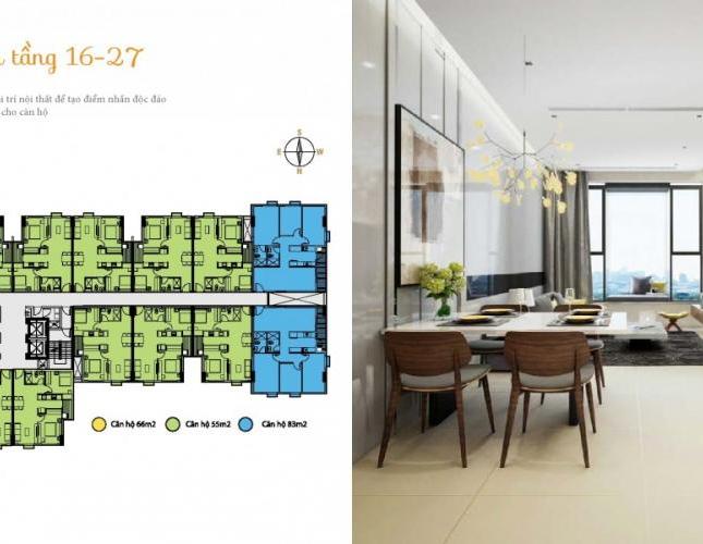 Bán 05 căn hộ cao cấp La Astoria 2, giá 1,67 tỷ (60,6m2, 2PN, 1WC). LH 0932174482 Ms Linh