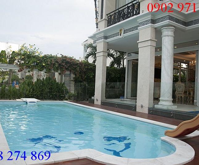 Cho thuê villa Nguyễn Duy Hiệu, Thảo Điền, Quận 2, 1100m2, giá 136.5 triệu/tháng