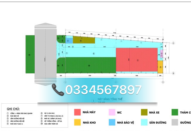 Chính chủ cần bán nhà máy SX mỹ phẩm với toàn bộ trang thiết bị, DT: 1150m2