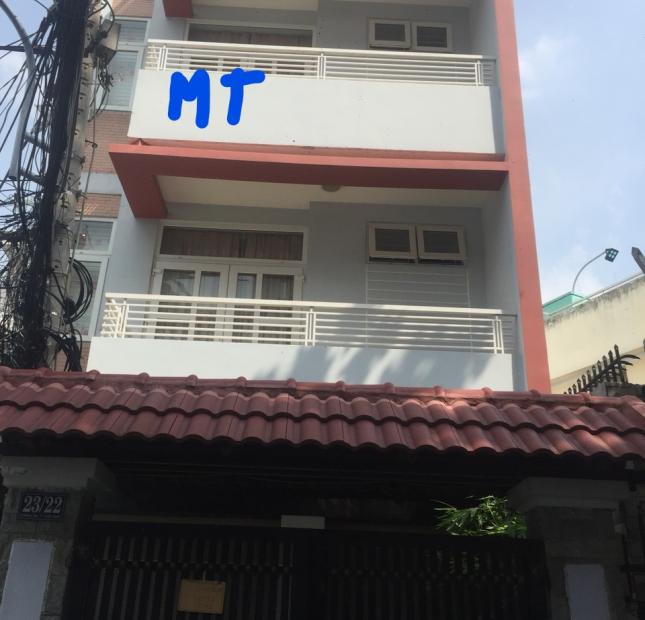 Cho thuê nhà 7x16m, 2 lầu + st, giá 30 tr/th, Nơ Trang Long