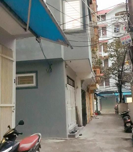 Cho thuê nhà riêng 4 tầng trong ngõ 120 Trần Bình, Cầu Giấy ngõ rộng ôtô đỗ cửa, full đồ