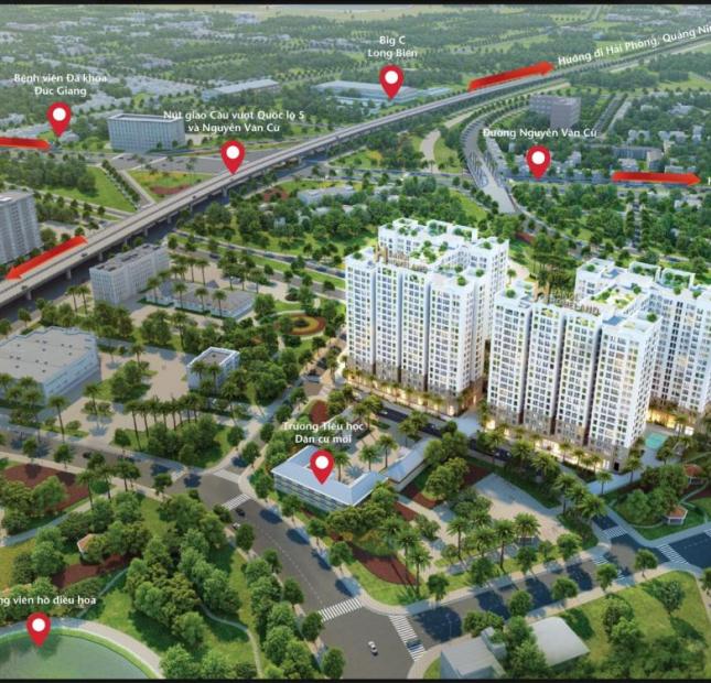 Cần bán căn hộ 2PN, dự án Hà Nội Homeland, view công viên, hồ điều hòa. Giá rẻ nhất thị trường