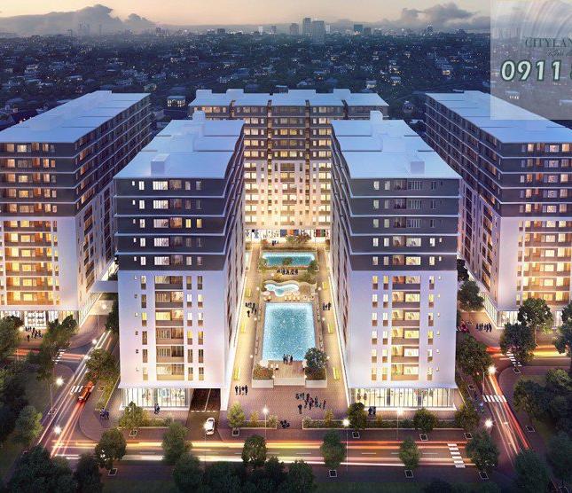 Bán căn hộ hướng Nam - Căn hộ Cityland 2 phòng ngủ, giá gốc CĐT