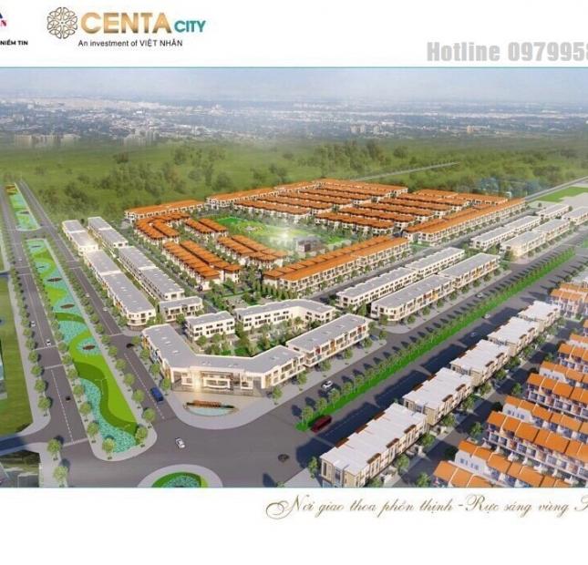 Bán nhà mặt tiền đường 56m, Centa City, VSIP Bắc Ninh, dự án Centa City