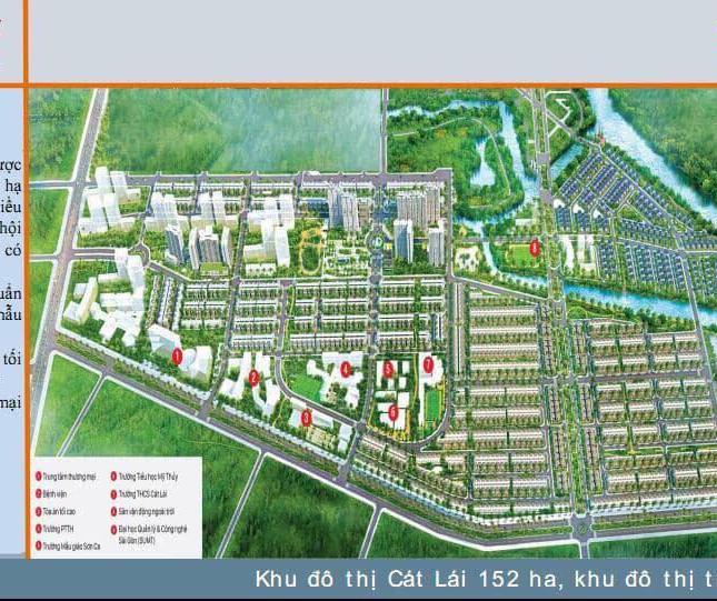 Bán căn hộ chung cư tại dự án khu đô thị Cát Lái, quận 2, Hồ Chí Minh, 55m2, giá 28 triệu/m²