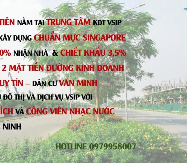 Dự án Belhomes VSIP Bắc Ninh, bán nhanh nhà phố 2 mặt tiền kinh doanh, chiết khấu đến 3,5% từ Vsip