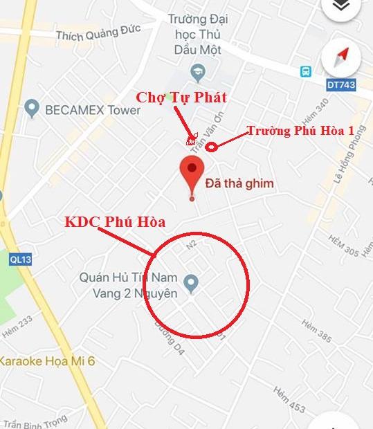 Lô Phú Hòa giá bèo cách mặt tiền Trần Văn Ơn chỉ 100m ngay KDC Phú Hòa, khu dân cư cực đông đúc