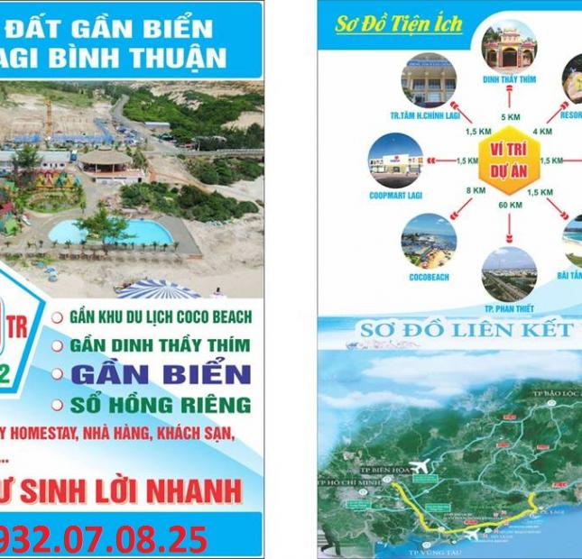 Mua đất tặng vàng 9999, đất ven biển Bình Thuận, giá chỉ 589tr/1000m2