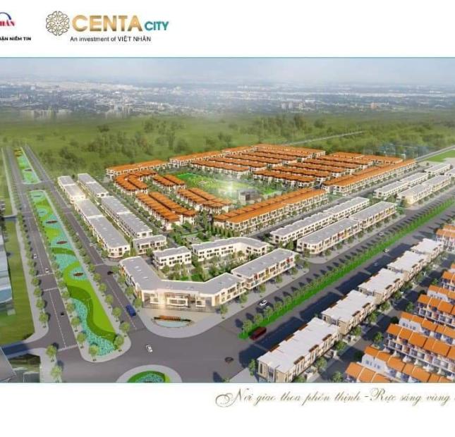 Bán nhà phố thương mại 120m2 tại dự án Centa City, KĐT Vsip trục chính đường 26m 56m, từ 16tr/m2