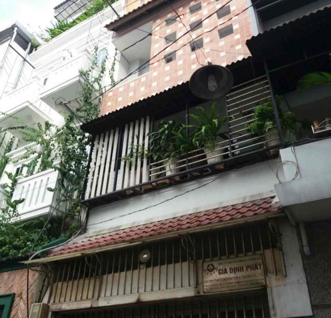 Bán nhà 2MT Nguyễn Cửu Vân, P17, DT 4x22m, trệt + 3 lầu/ cho thuê 80tr/th, giá: 19 tỷ