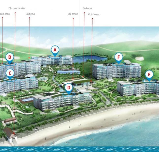 Căn hộ nghỉ dưỡng biển 1 tỷ 280tr, resort 5* Phan Thiết