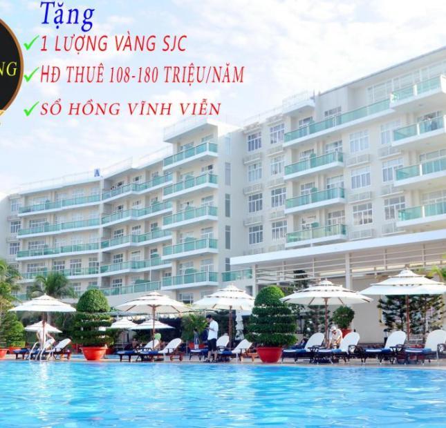 Căn hộ nghỉ dưỡng biển 1 tỷ 280tr, resort 5* Phan Thiết