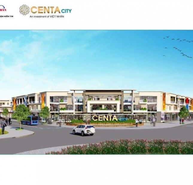 Bán nhà phố thương mại 120m2 tại dự án Centa City, KĐT Vsip trục chính đường 26m và 56m