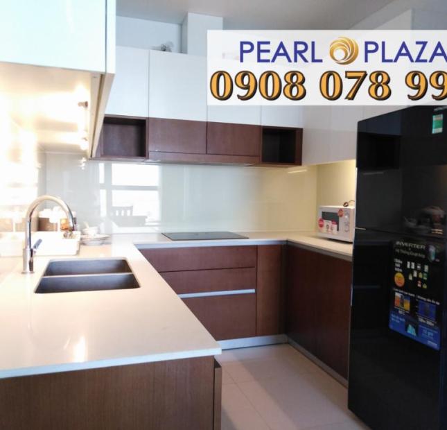 PKD Pearl Plaza cho thuê CHCC 1, 2, 3PN giá tốt nhất dự án, hotline 0908 078 995