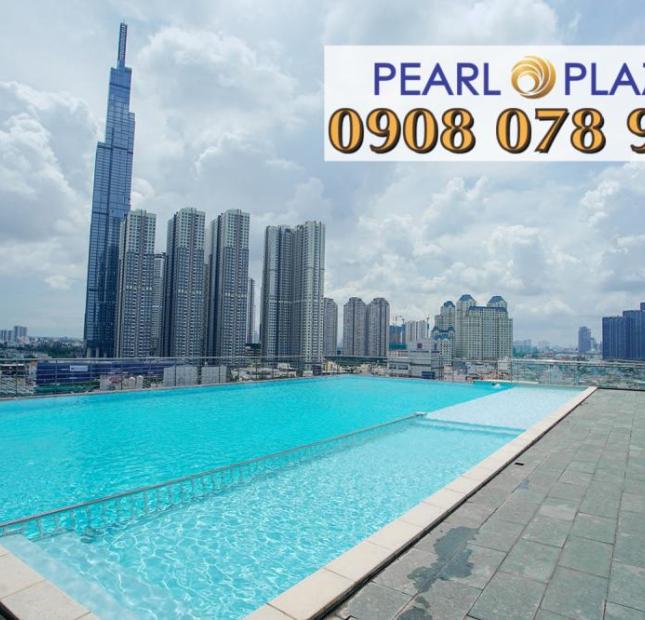 PKD Pearl Plaza cho thuê CHCC 1, 2, 3PN giá tốt nhất dự án, hotline 0908 078 995