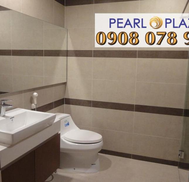 Cho thuê nhanh CH 2PN, nội thất đầy đủ giá chỉ 23,5 triệu/m2 dự án Pearl Plaza, PKD 0908 078 995