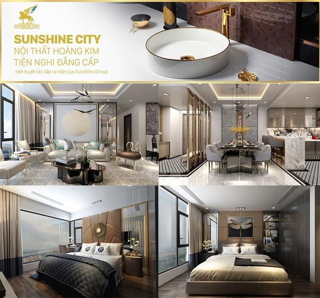 Bán GĐ1 căn hộ Sunshine City Sài Gòn Quận 7 với công nghệ 4.0, nội thất mạ vàng, CK lên đến 12%