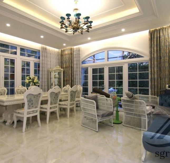 Cho thuê villa compound Thảo Điền, 350m2, 4PN, nội thất đầy đủ, 77 tr /th, phù hợp để ở, làm VP