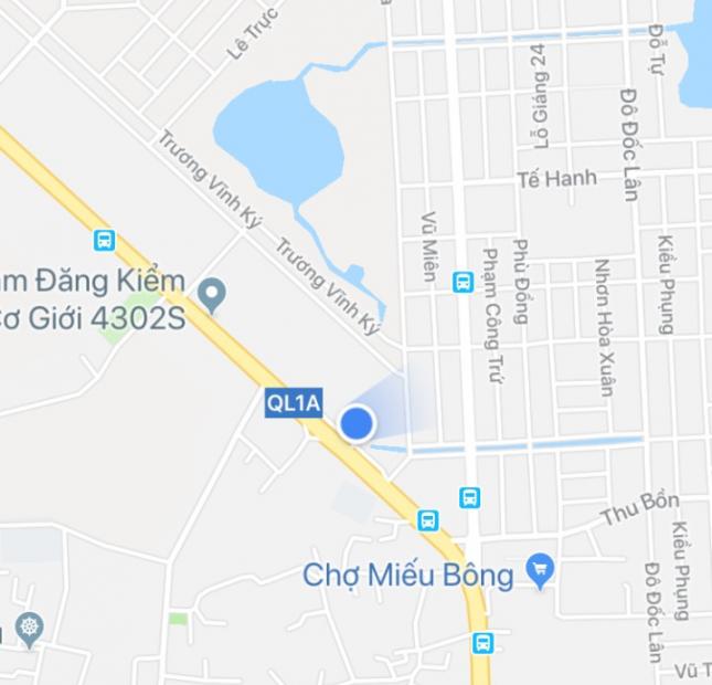 Cần bán căn nhà kho, mặt tiền đường Quốc Lộ 1A, Miếu Bông, Hòa Phước, Đà Nẵng. ĐT 0905220042