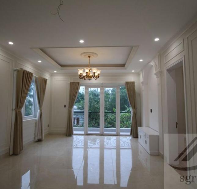 Cho thuê villa Thảo Điền, 300m2, 5PN, nội thất cơ bản, hướng TB-TN, giá 94tr/th, LH 0909246874