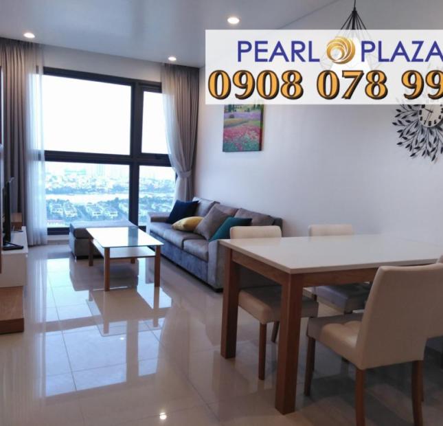 Bán căn hộ Pearl Plaza, Bình Thạnh, 123m2, căn góc, full nội thất, giá chỉ 7,29 tỷ, 0908078995