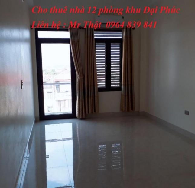Cho thuê nhà 12 phòng khép kín khu Đại Phúc, Thành phố Bắc Ninh