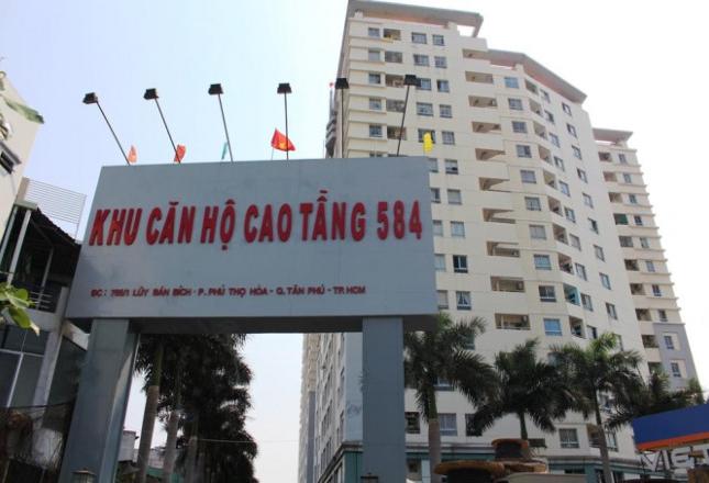 Cho thuê căn hộ Sacomreal 584 Q. Tân Phú, 80m2, 2PN, đầy đủ nội thất, 8tr/th LH 0932 204 185