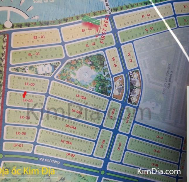 bán đất lô 34 LK3 , khu đô thị Hòa Quý , Phường Hòa Quý , quận Ngũ Hành Sơn , Đà Nẵng