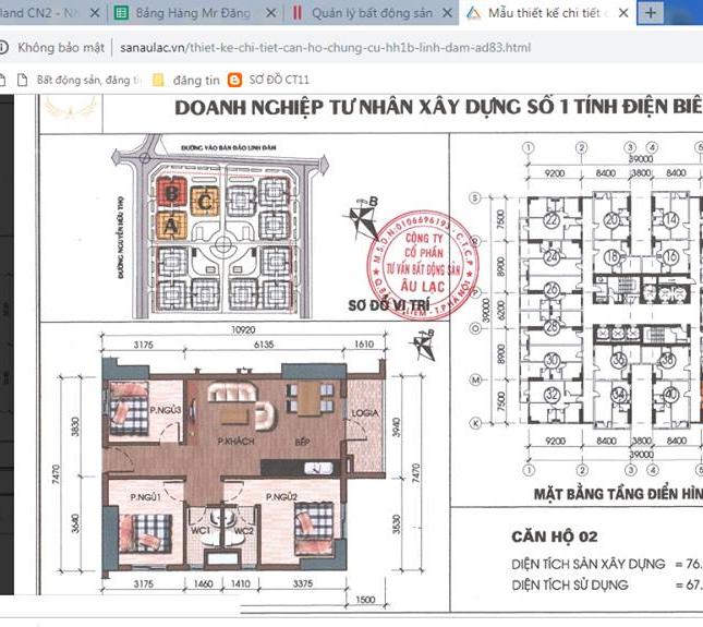 Rẻ nhất Kim Văn Kim Lũ, căn hộ 53.5m2, full nội thất tòa CT12C, cực rẻ chỉ 970 tỷ bao sang tên