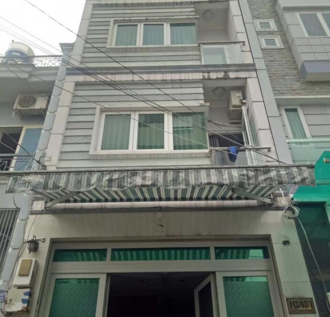 Bán nhà hẻm 6m Gò Dầu, P. Tân Quý, Q. Tân Phú, DT 4.5x10.5m, trệt + 3 lầu