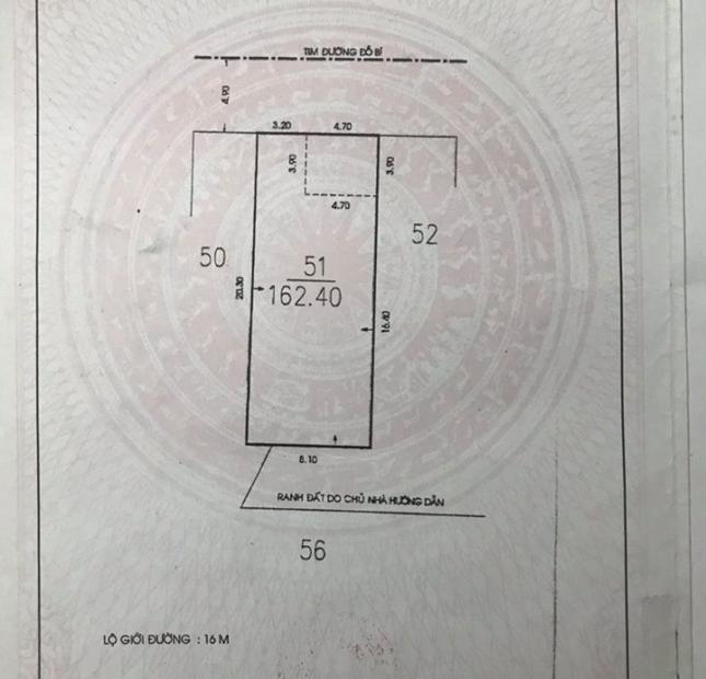 Bán nhà MT Đỗ Bí, Tân Phú, 8x20m, gần Lê Khôi, cấp 4, giá 13.5 tỷ TL