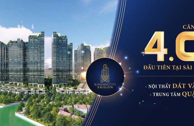 Sunshine City Sài Gòn căn hộ tiêu chuẩn công nghệ 4.0 dát vàng đầu tiên ngay PMH Q7, TT 30% CK 12%