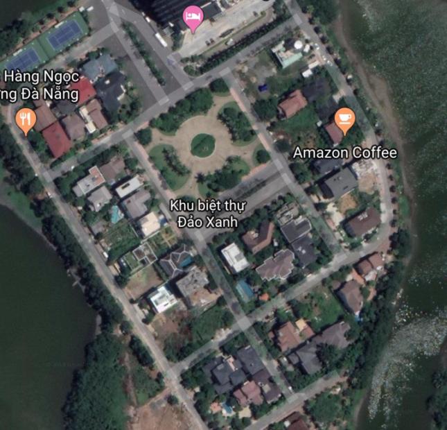 Bán 2 lô đất biệt thự khu đảo xanh 1, Đà Nẵng, cạnh cafe Amazon, 400m2, MT rộng 16m. 0905.606.910