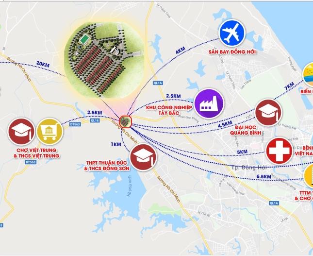 Đất nền xây tự do giá cực rẻ - ưu đãi lớn tại Đồng Hới, Quảng Bình