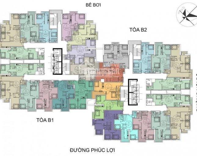 Bán căn hộ 3PN Ruby City CT3 Phúc Lợi, giá 18,5 triệu/m2. Liên hệ 0964364723