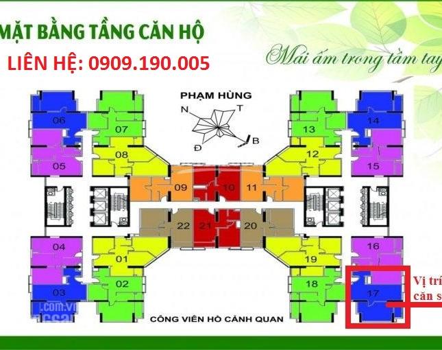Bán chung cư 6B Phạm Hùng, 2PN, chỉ 1,290 tỷ, CH thương mại và xã hội. Vào ở ngay trước tết 2019