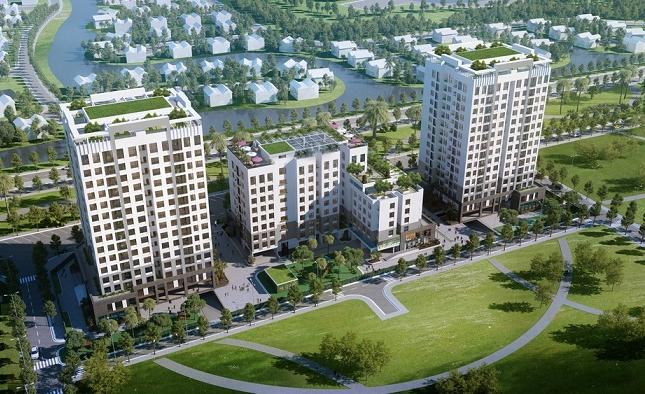 Bán căn hộ 2PN dự án Valencia Garden, KĐT Việt Hưng, giá 1,5 tỷ đã có VAT + KPBT