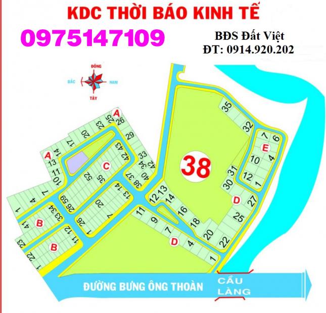 Bán đất giá tốt nhất dự án Thời Báo Kinh Tế, Bưng Ông Thoàn phường Phú Hữu, quận 9 (TP Thủ Đức)