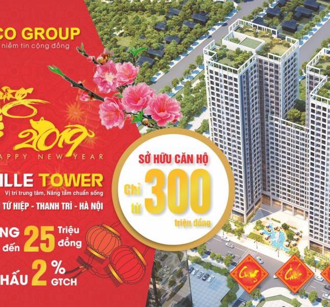 Bán căn hộ chung cư tại Dự án Tecco Tứ Hiệp, Thanh Trì,  Hà Nội diện tích 62m2  giá 17.5 Triệu/m²