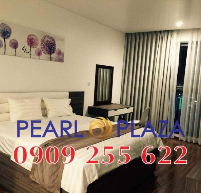 Cho thuê căn hộ 3PN giá cực tốt tại Pearl Plaza, DT 123m2, ban công view đẹp, PKD 0909 255 622