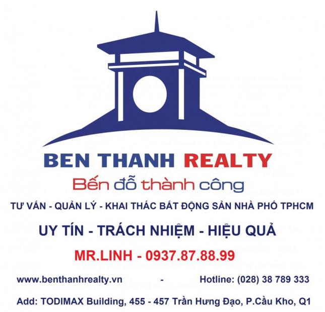 Bán nhà mặt tiền Lê Lợi, Nguyễn Huệ, Q1. DT: 4m x 24m, trệt, 4 lầu